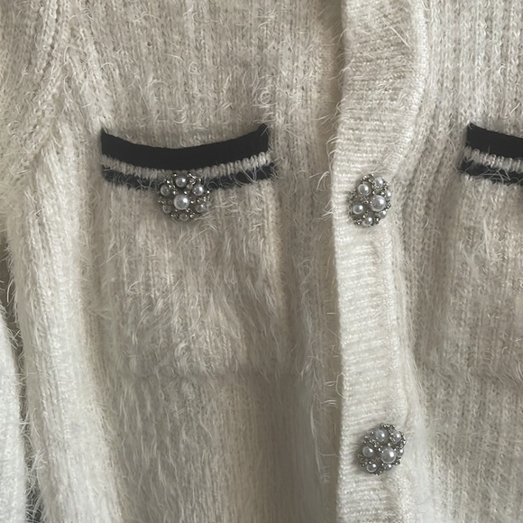 Off white cardigan, size M; new - Picture 5 of 7